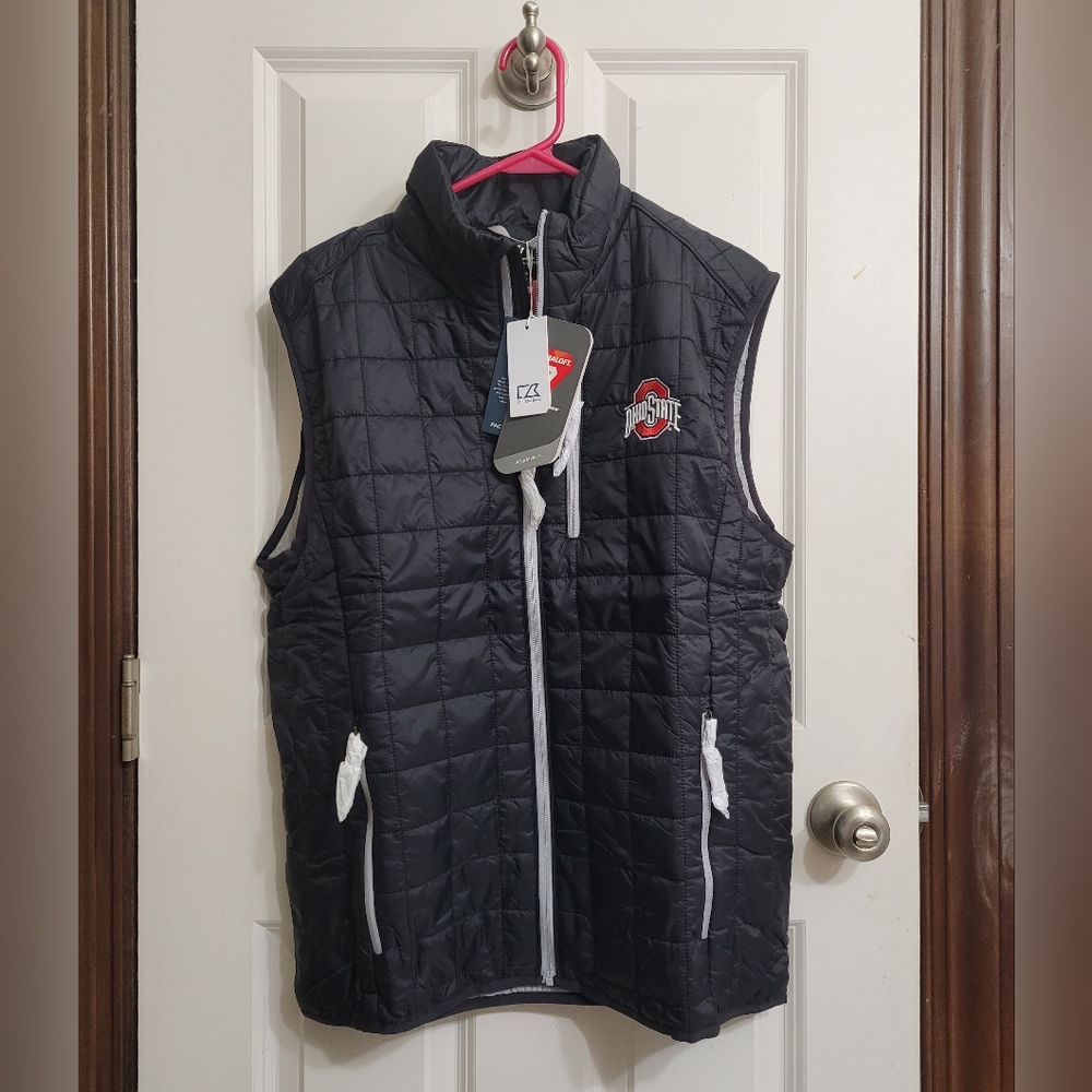 Cutter and Buck packable OSU puffer vest